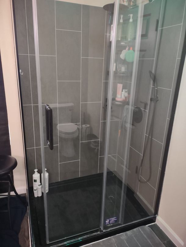 New shower