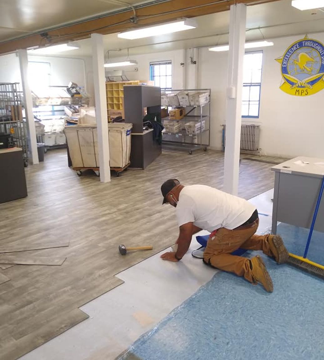 Professional flooring installation by LNT Construction