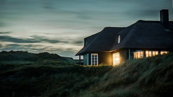 house in the mountains